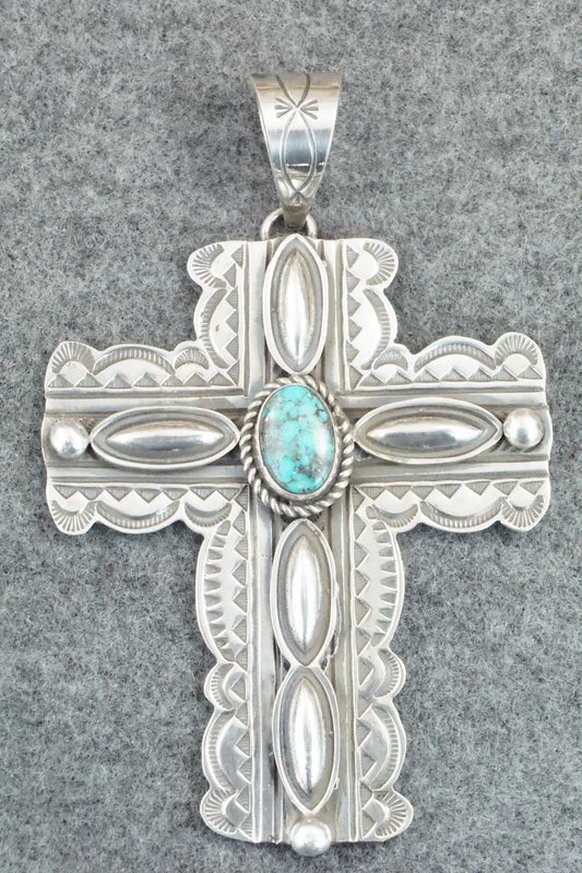 Turquoise & Sterling Silver Pendant - Alex Sanchez