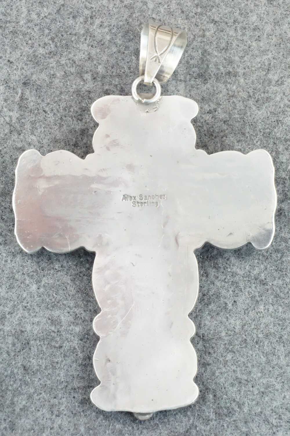 Turquoise & Sterling Silver Pendant - Alex Sanchez