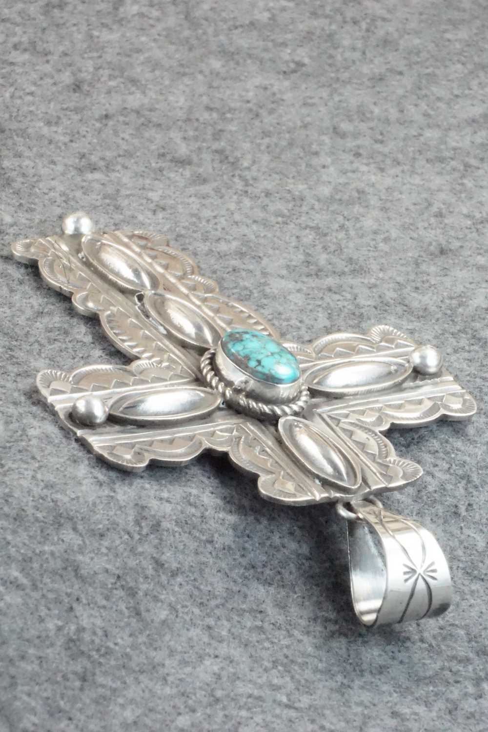 Turquoise & Sterling Silver Pendant - Alex Sanchez