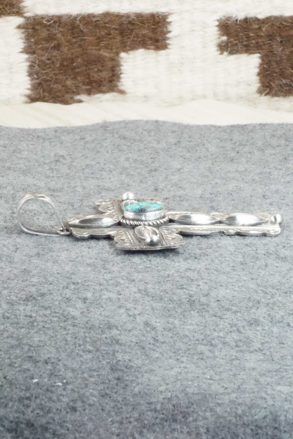 Turquoise & Sterling Silver Pendant - Alex Sanchez