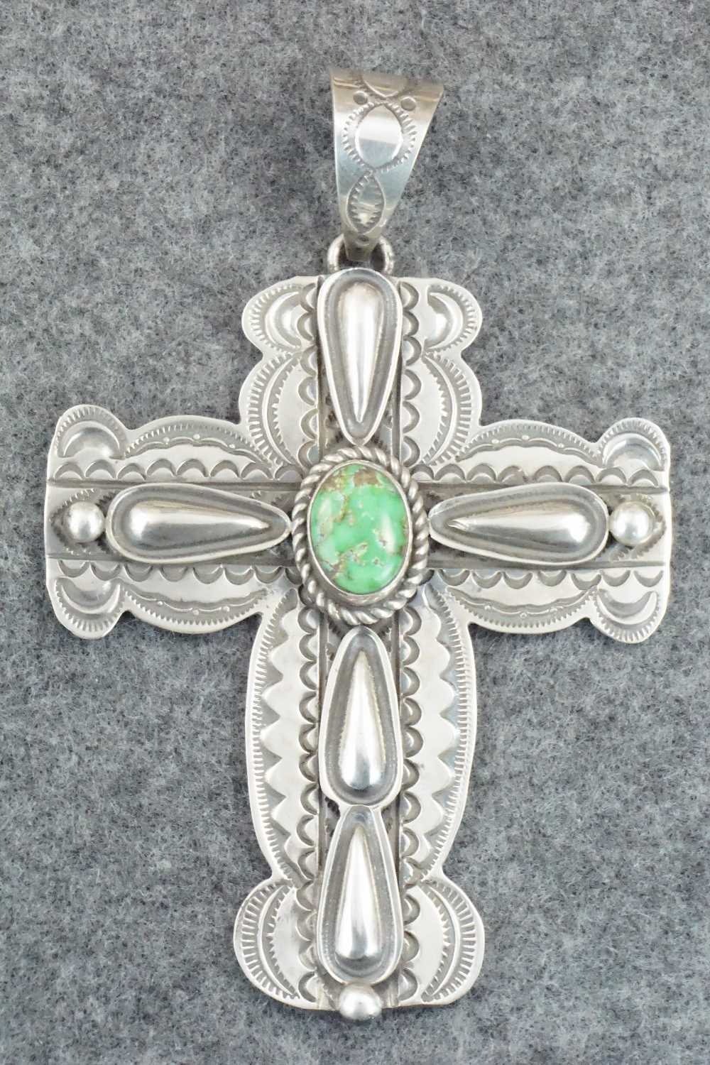 Turquoise & Sterling Silver Pendant - Alex Sanchez