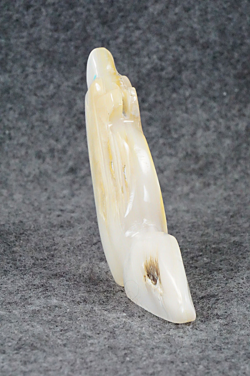 Wolf Zuni Fetish Carving - Danny Lonjose