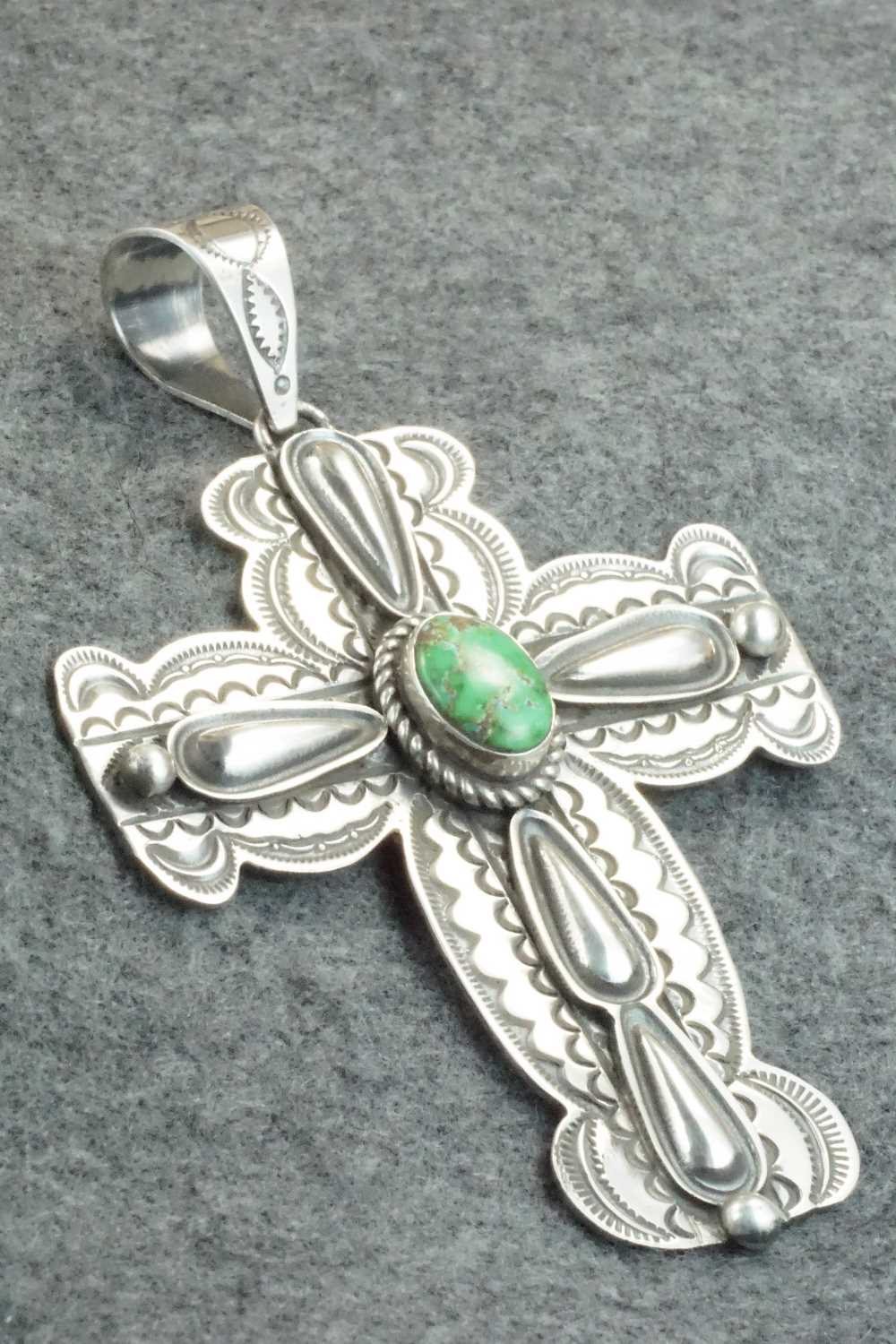 Turquoise & Sterling Silver Pendant - Alex Sanchez