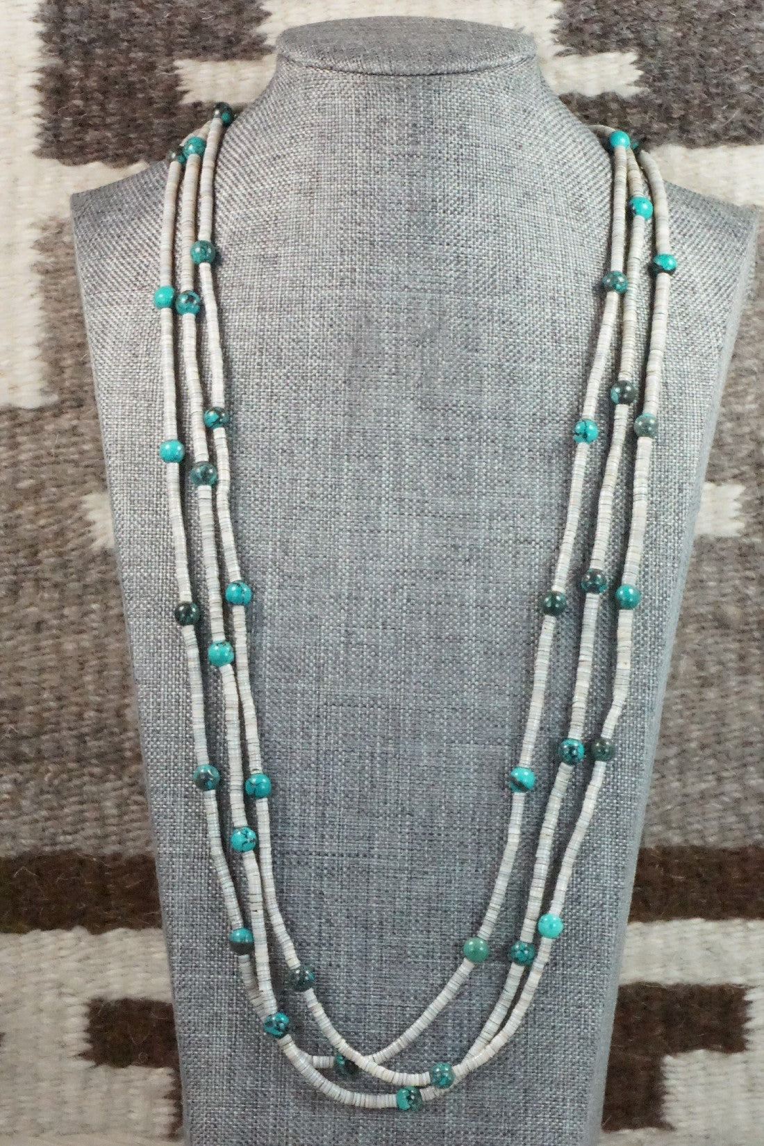 Turquoise & Shell Necklace - Ramona Bird