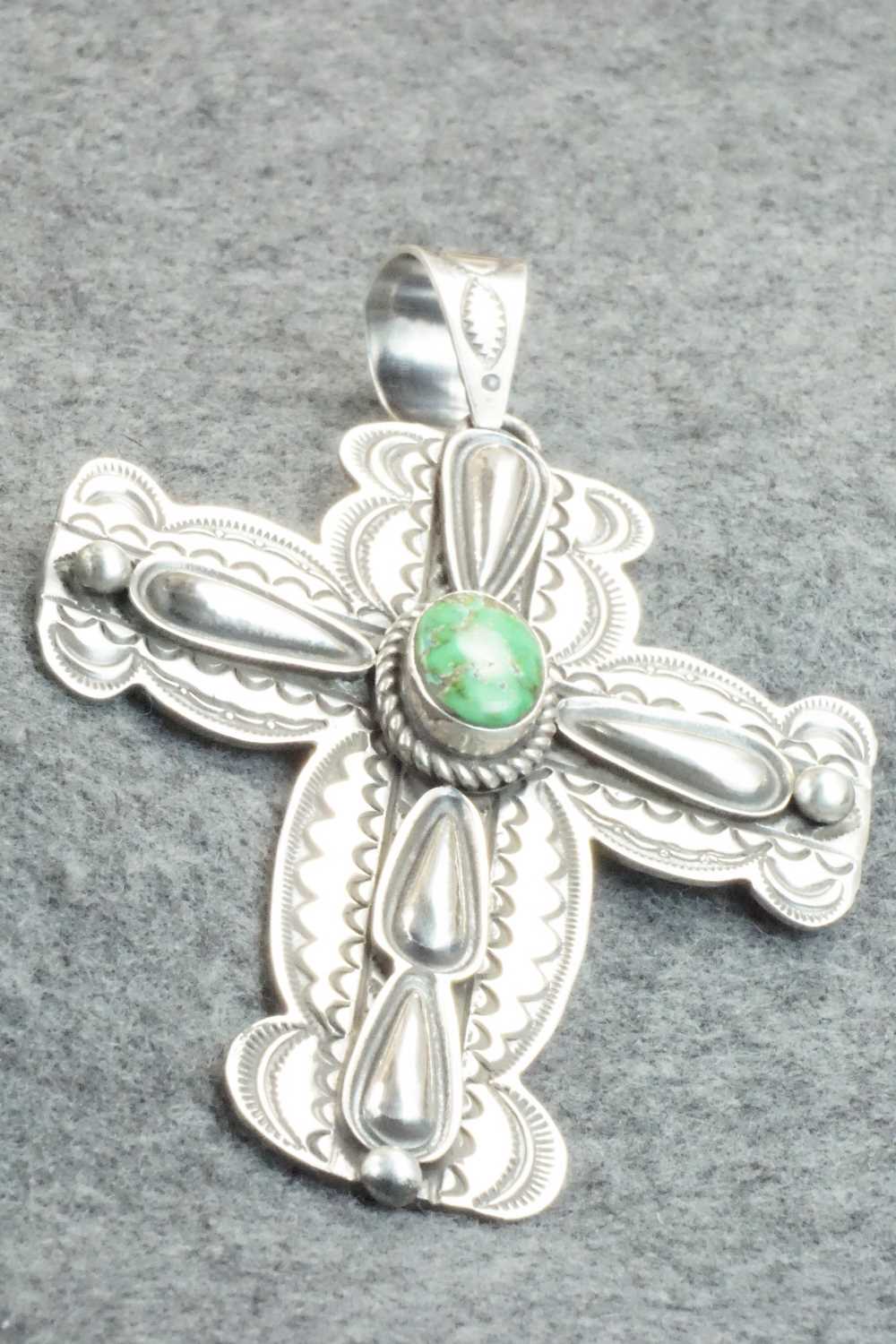 Turquoise & Sterling Silver Pendant - Alex Sanchez