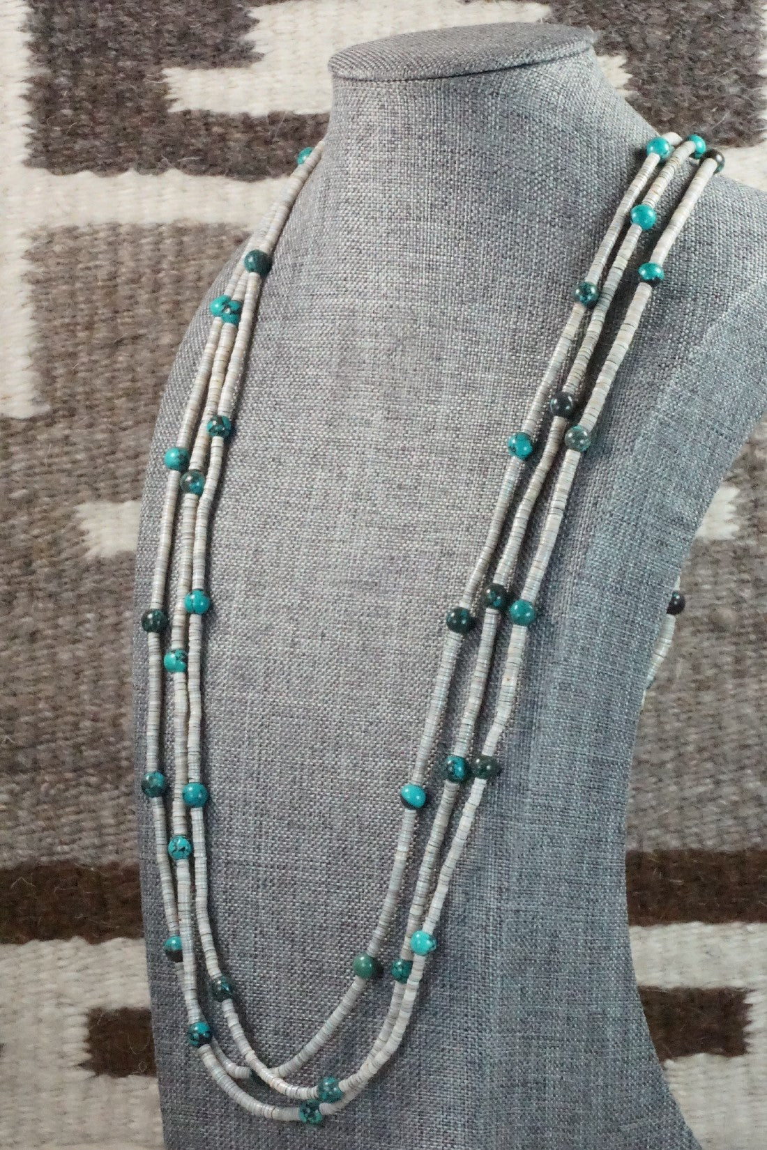 Turquoise & Shell Necklace - Ramona Bird
