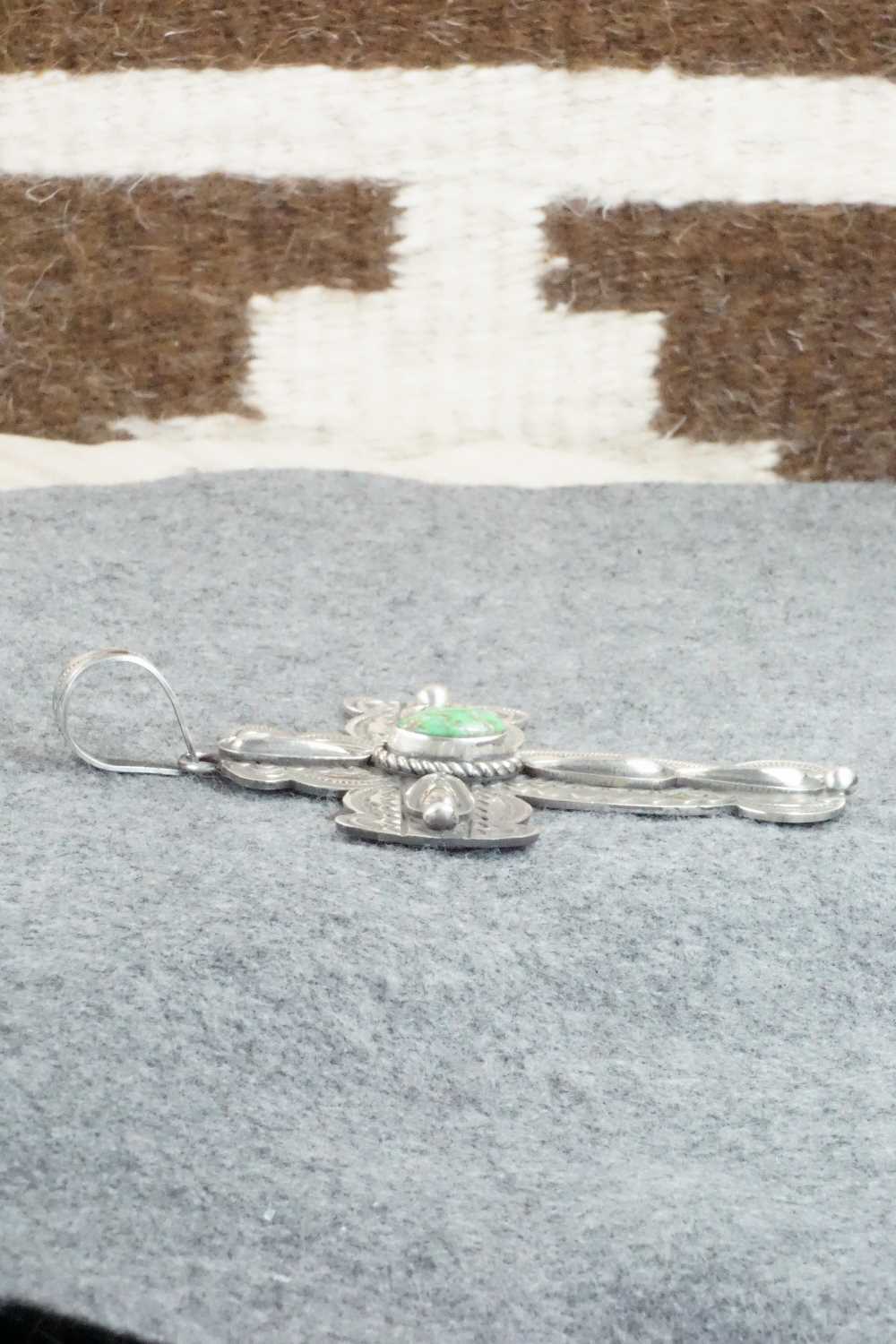 Turquoise & Sterling Silver Pendant - Alex Sanchez