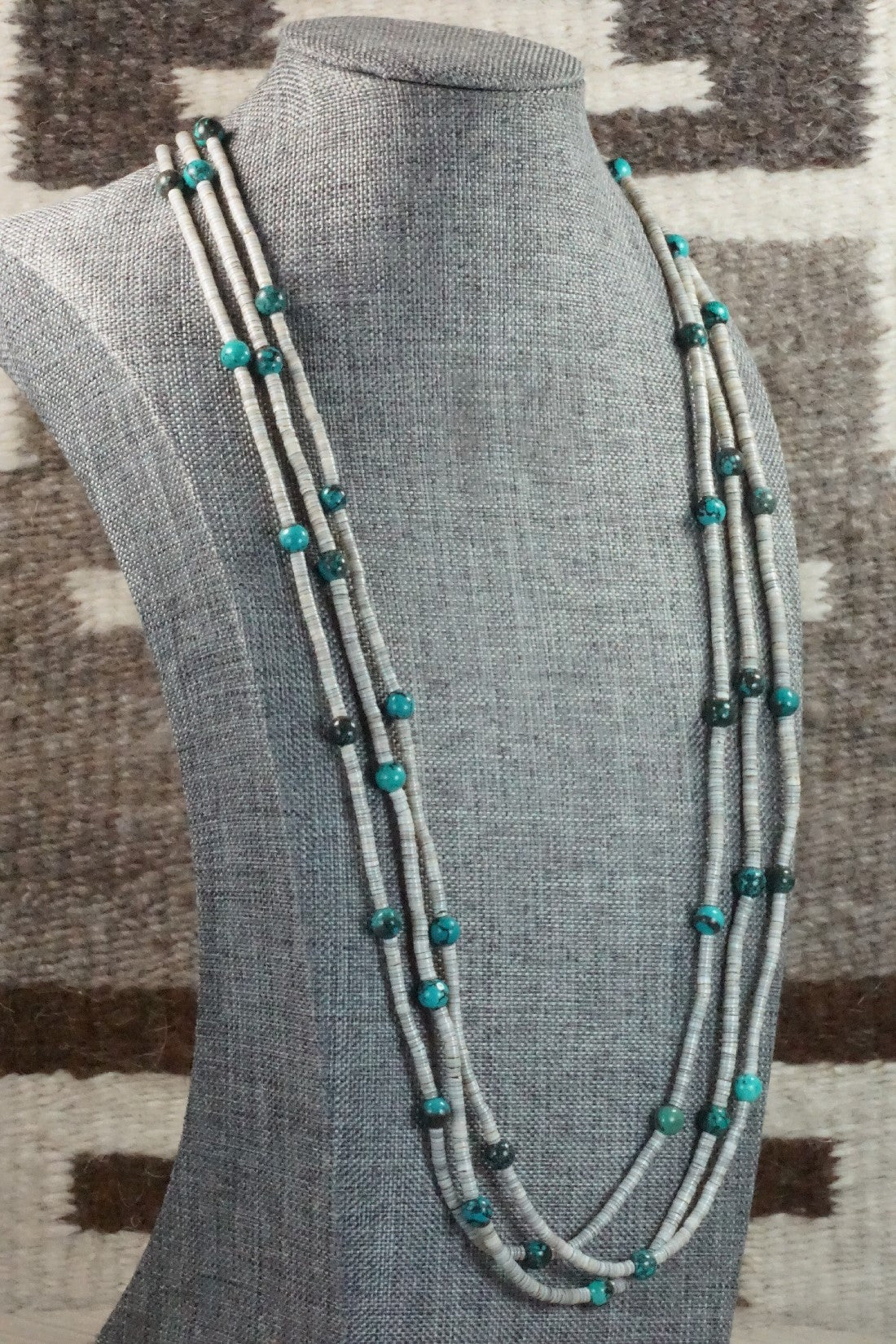 Turquoise & Shell Necklace - Ramona Bird