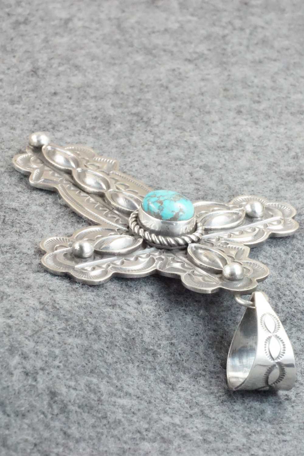 Turquoise & Sterling Silver Pendant - Alex Sanchez
