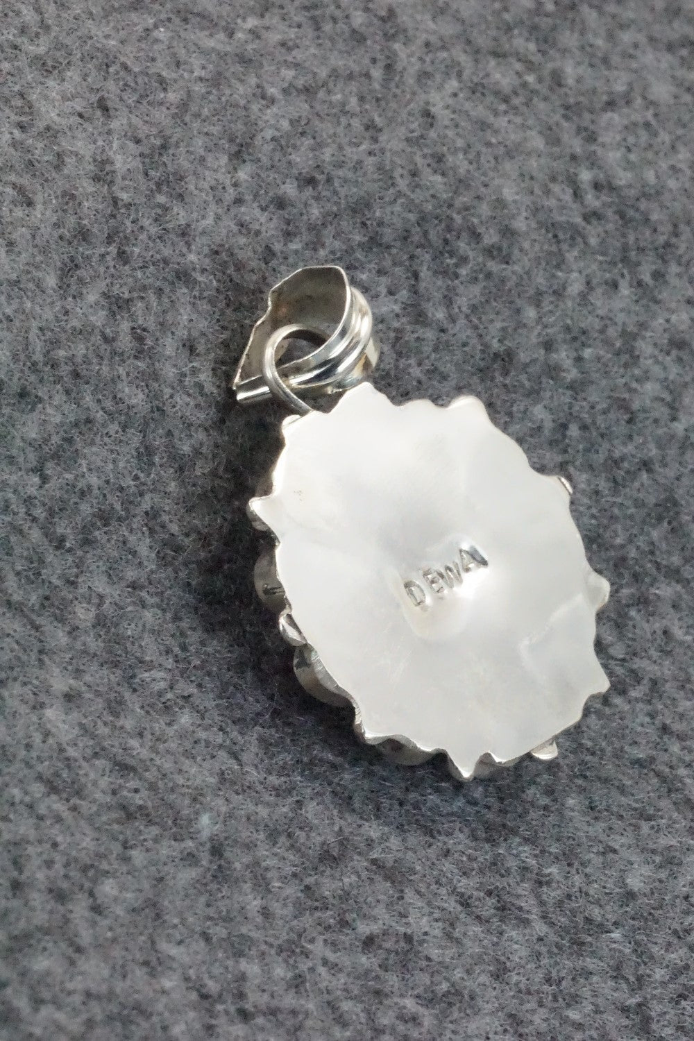 Multi Stone & Sterling Silver Pendant - Andrick Dewa