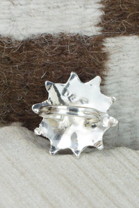 Multi Stone & Sterling Silver Ring - Andrick Dewa - Size 7