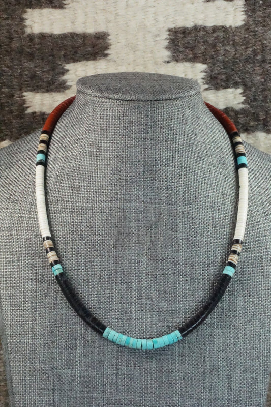Multi Stone Necklace - Torevia Crespin