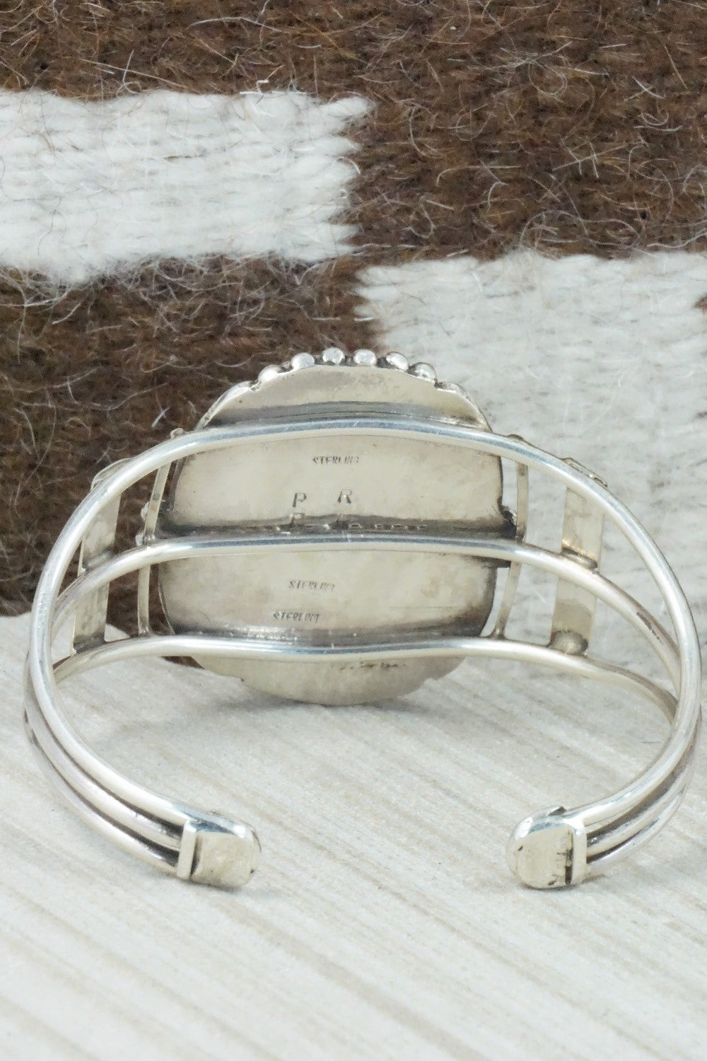 Turquoise & Sterling Silver Bracelet - Priscilla Reeder