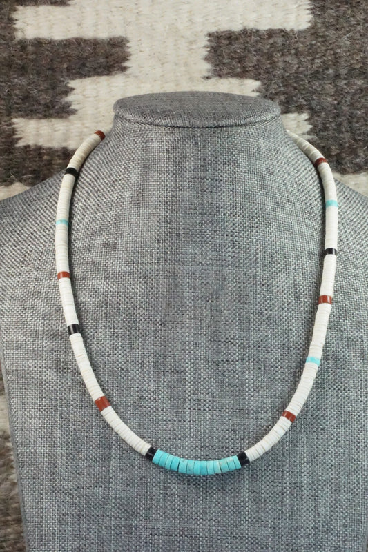 Multi Stone Necklace - Torevia Crespin