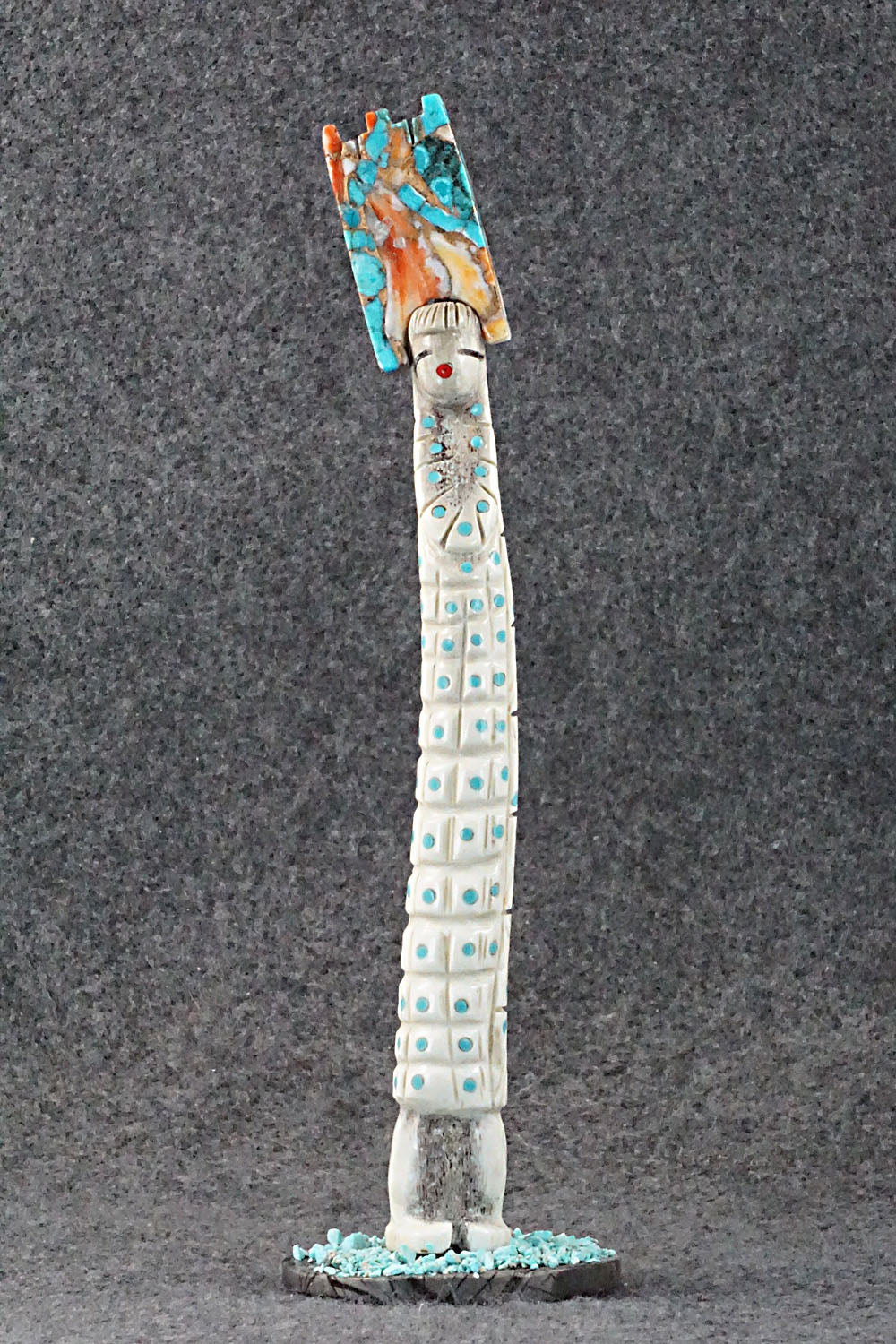 Corn Maiden Zuni Fetish Carving - Stafford Chimoni