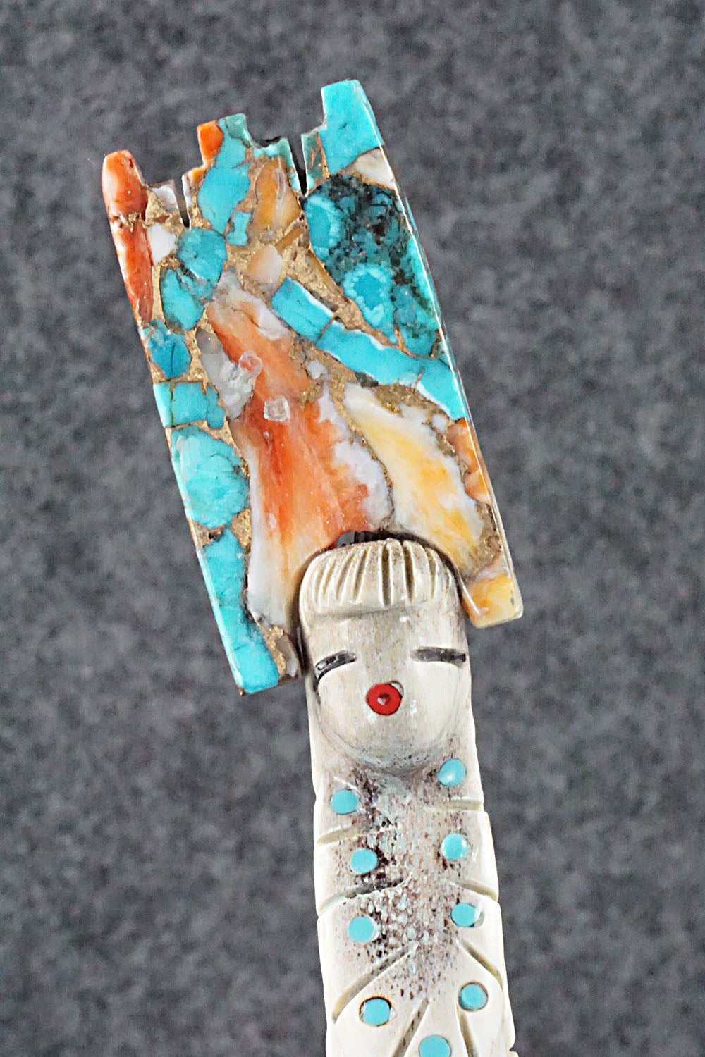 Corn Maiden Zuni Fetish Carving - Stafford Chimoni