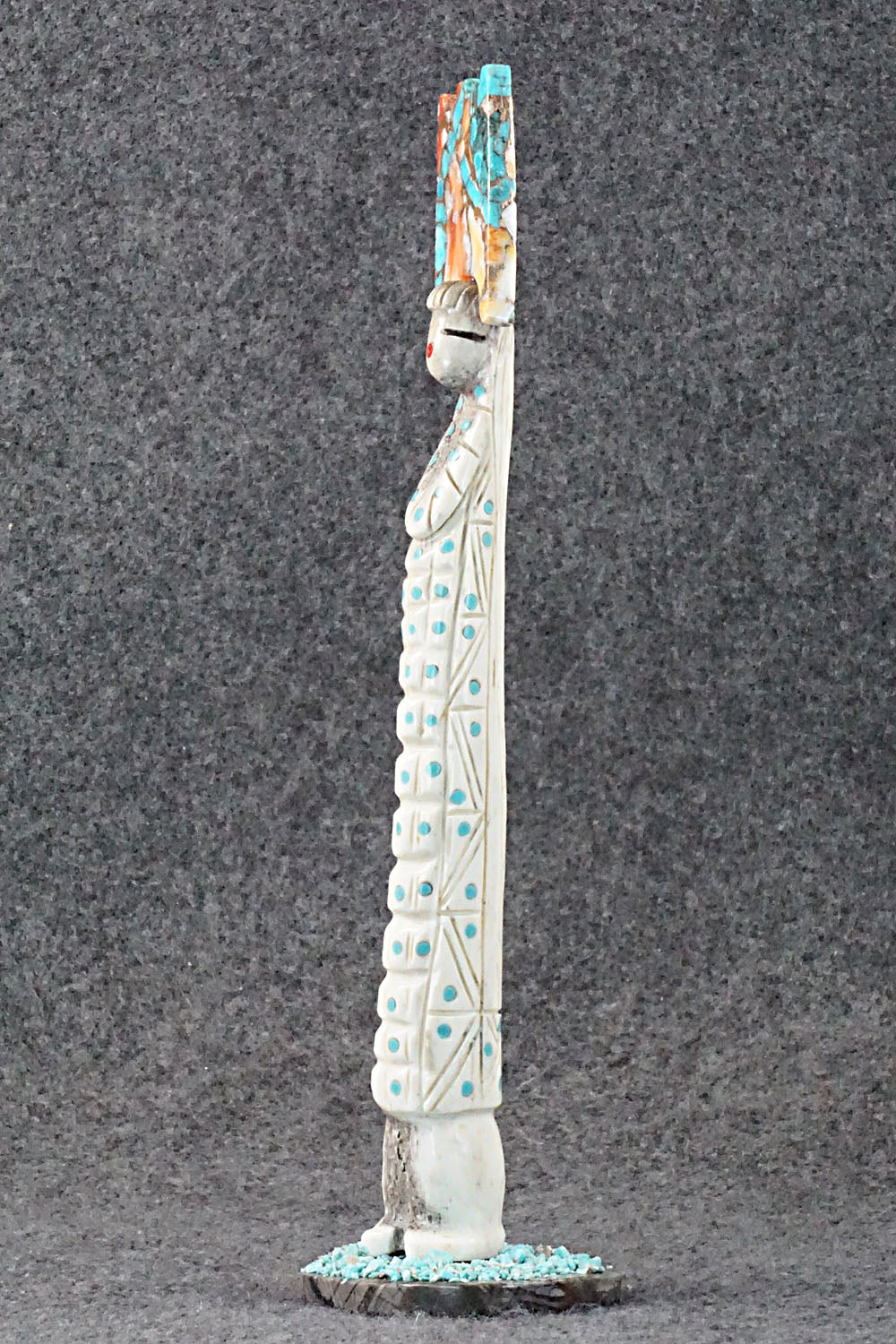 Corn Maiden Zuni Fetish Carving - Stafford Chimoni