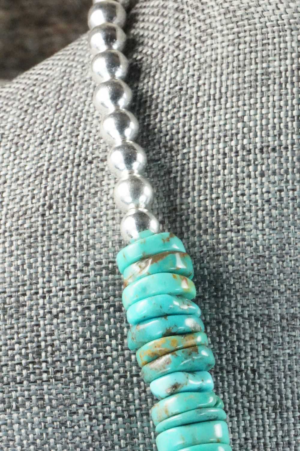 Turquoise & Sterling Silver Necklace - Doreen Jake