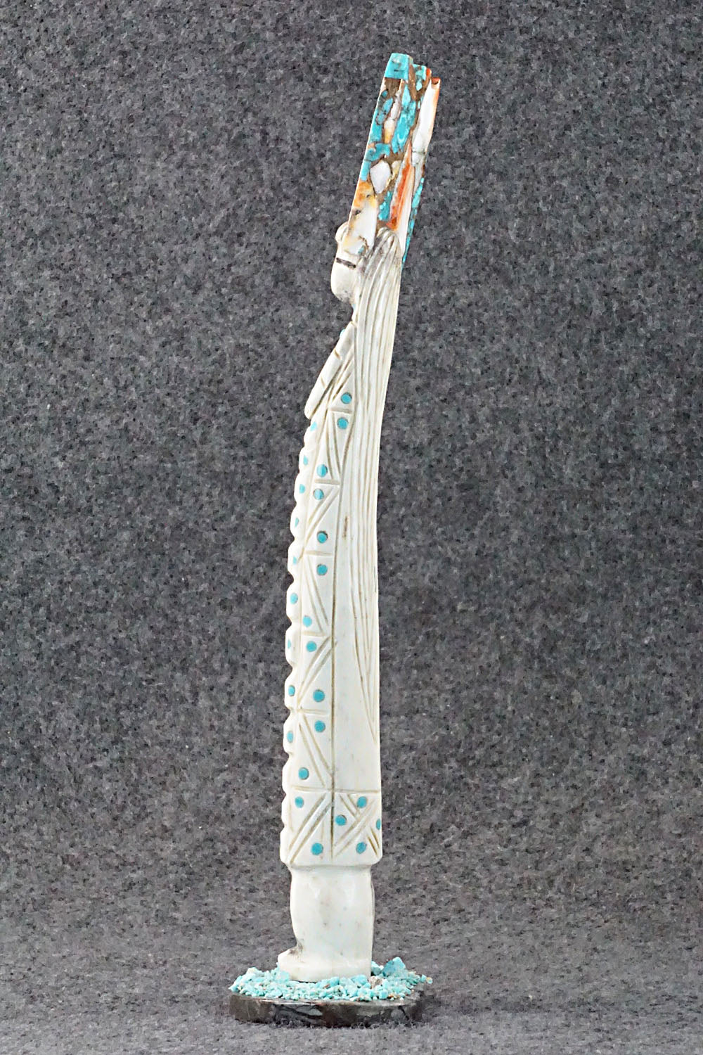 Corn Maiden Zuni Fetish Carving - Stafford Chimoni