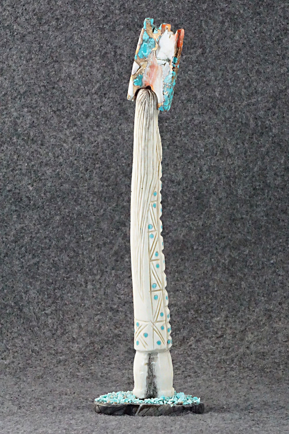Corn Maiden Zuni Fetish Carving - Stafford Chimoni