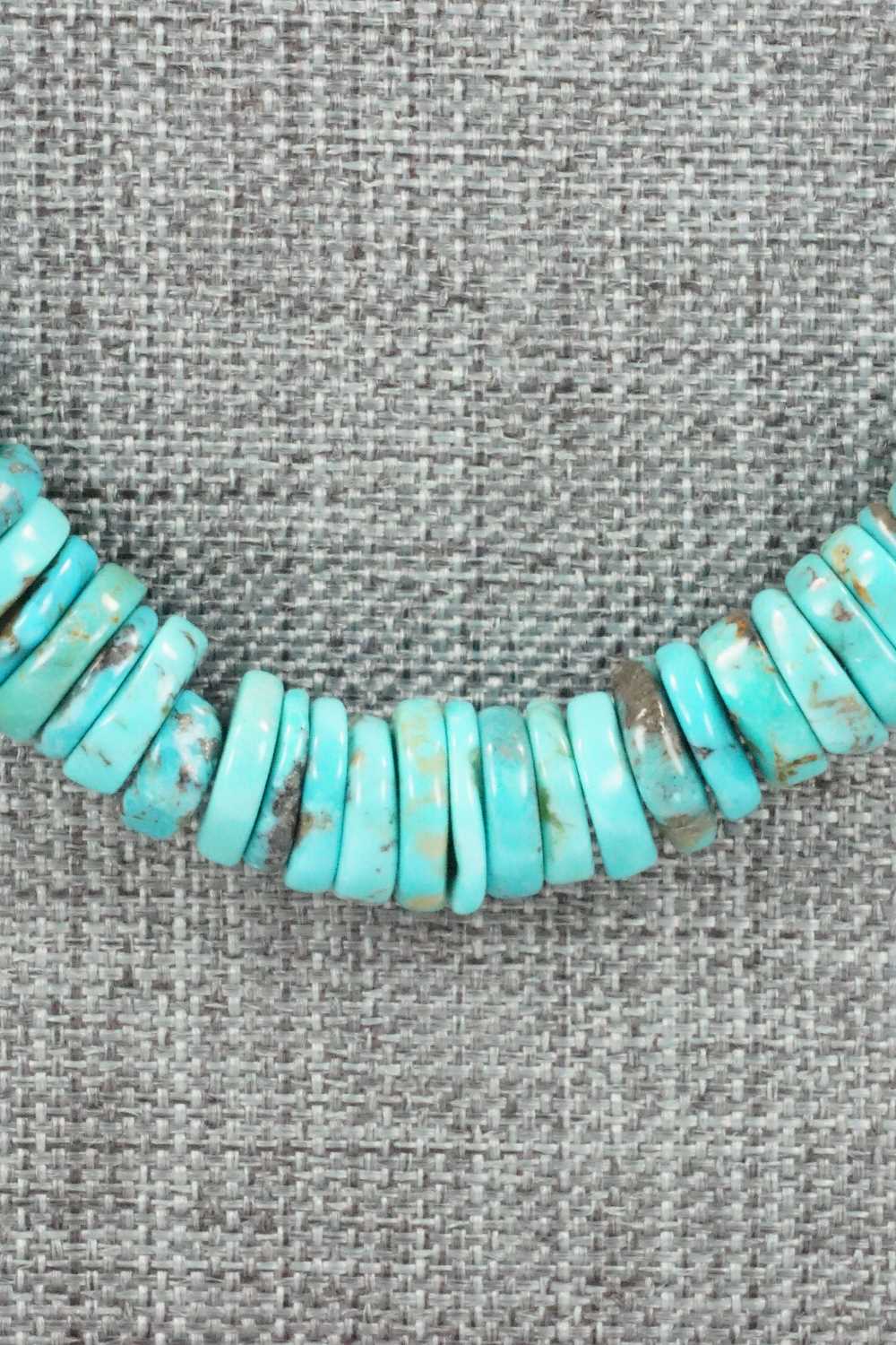 Turquoise & Sterling Silver Necklace - Doreen Jake