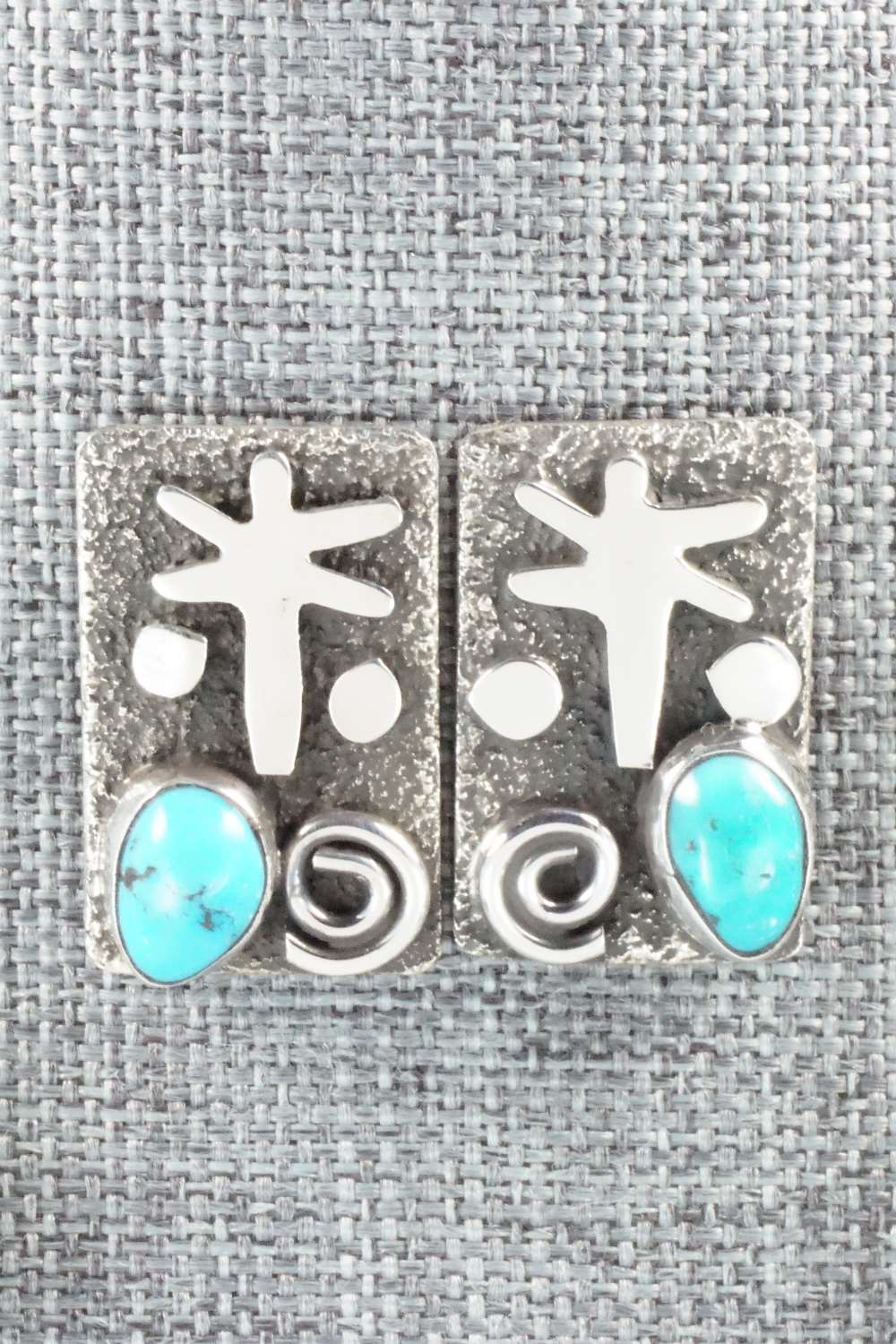 Turquoise & Sterling Silver Squash Blossom Set - Alex Sanchez