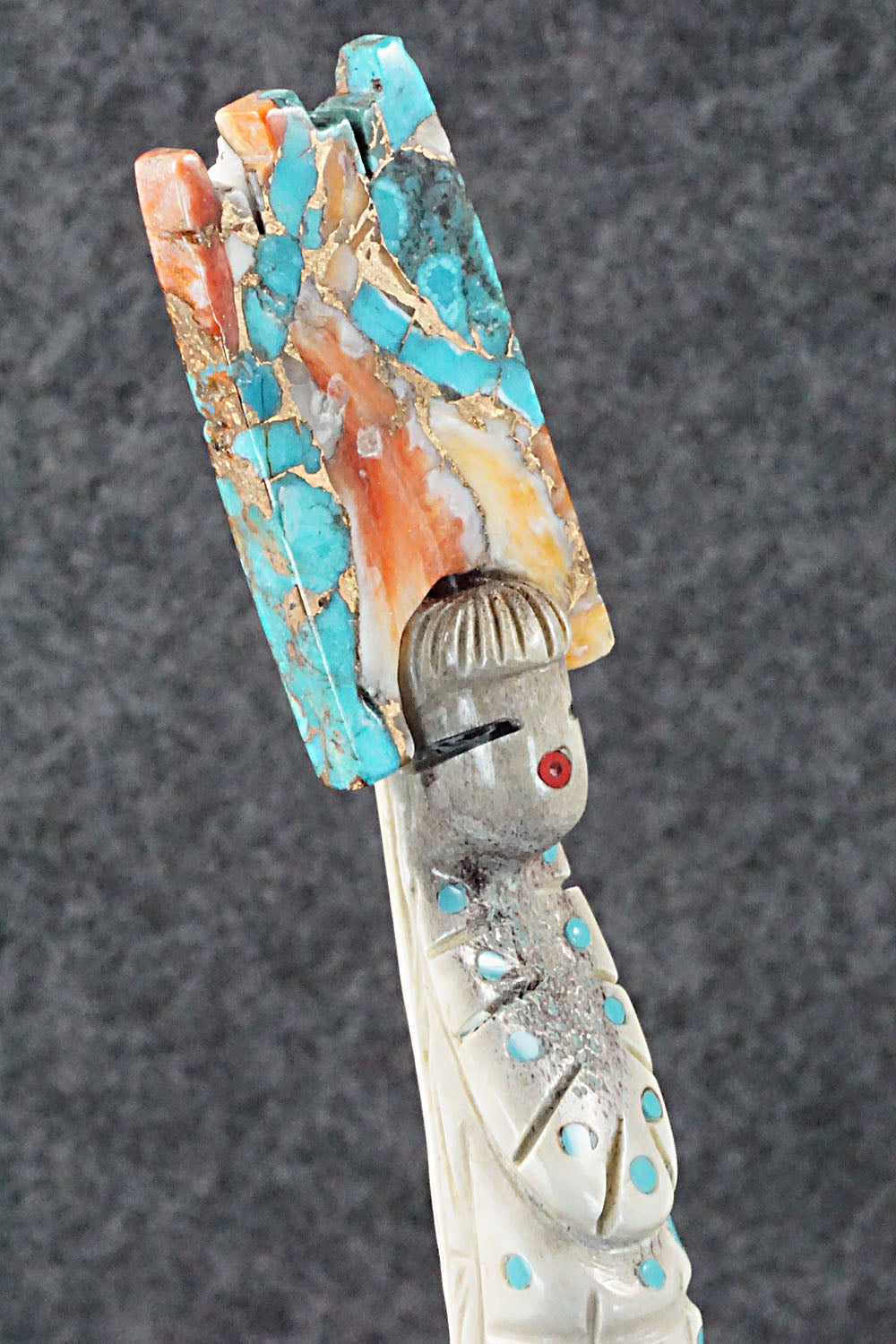 Corn Maiden Zuni Fetish Carving - Stafford Chimoni