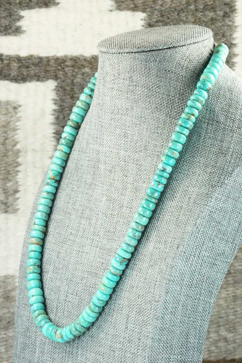 Turquoise & Sterling Silver Necklace - Doreen Jake