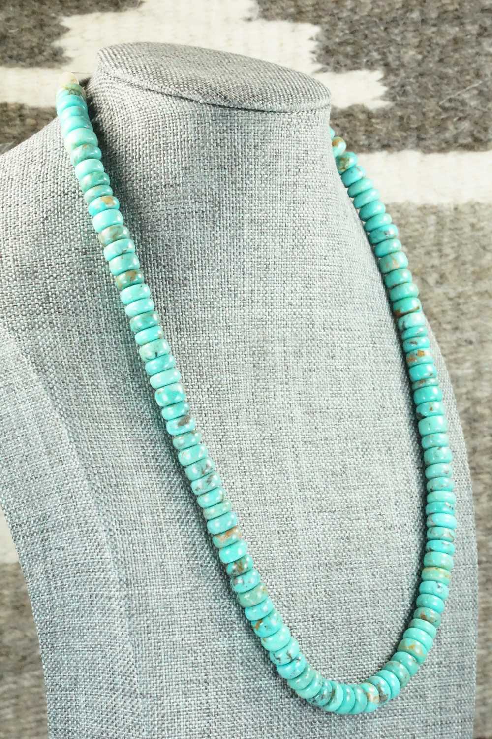 Turquoise & Sterling Silver Necklace - Doreen Jake