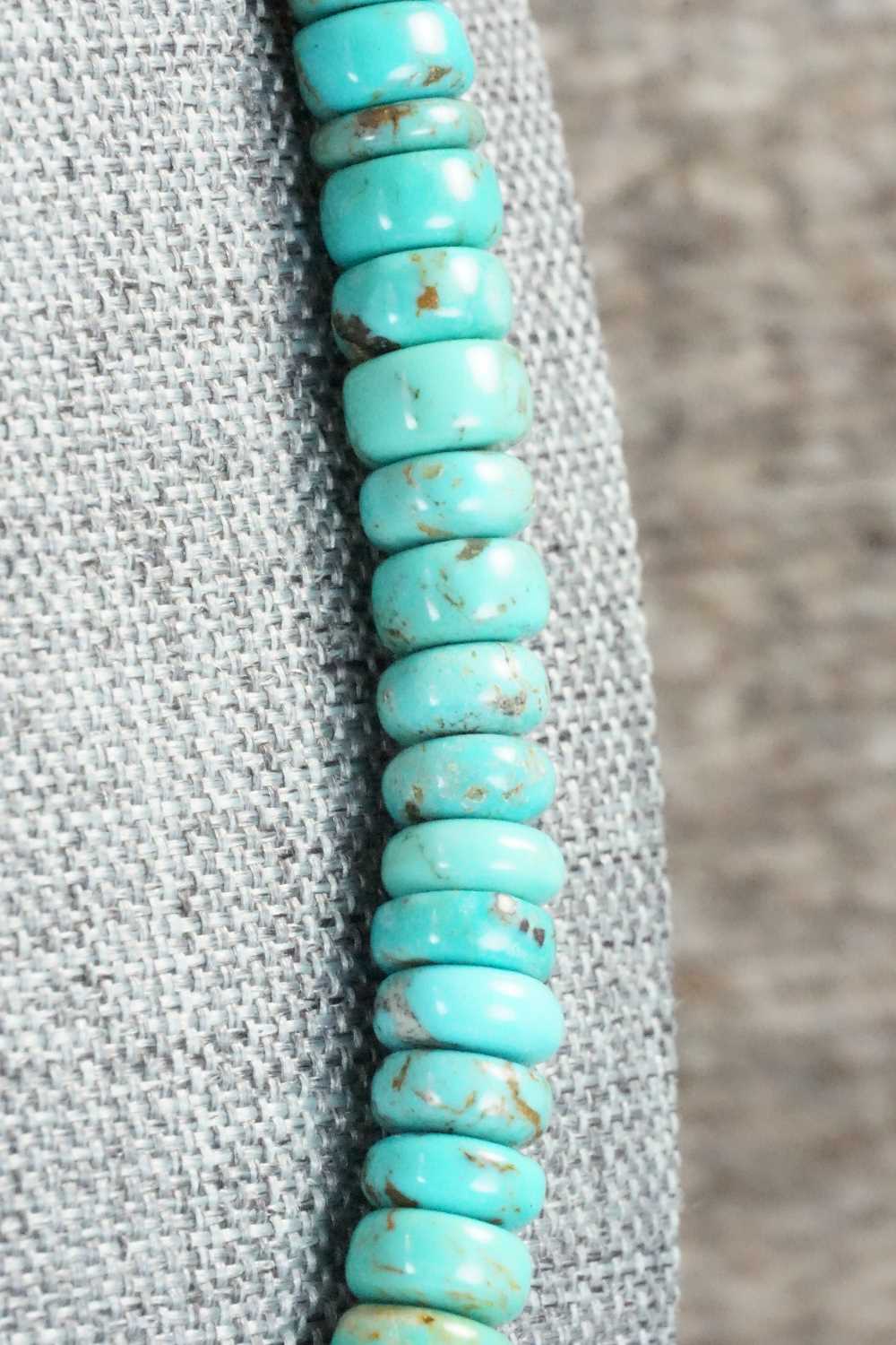 Turquoise & Sterling Silver Necklace - Doreen Jake