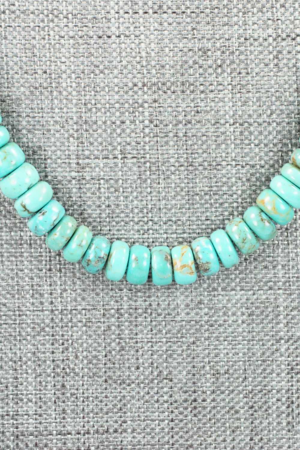 Turquoise & Sterling Silver Necklace - Doreen Jake