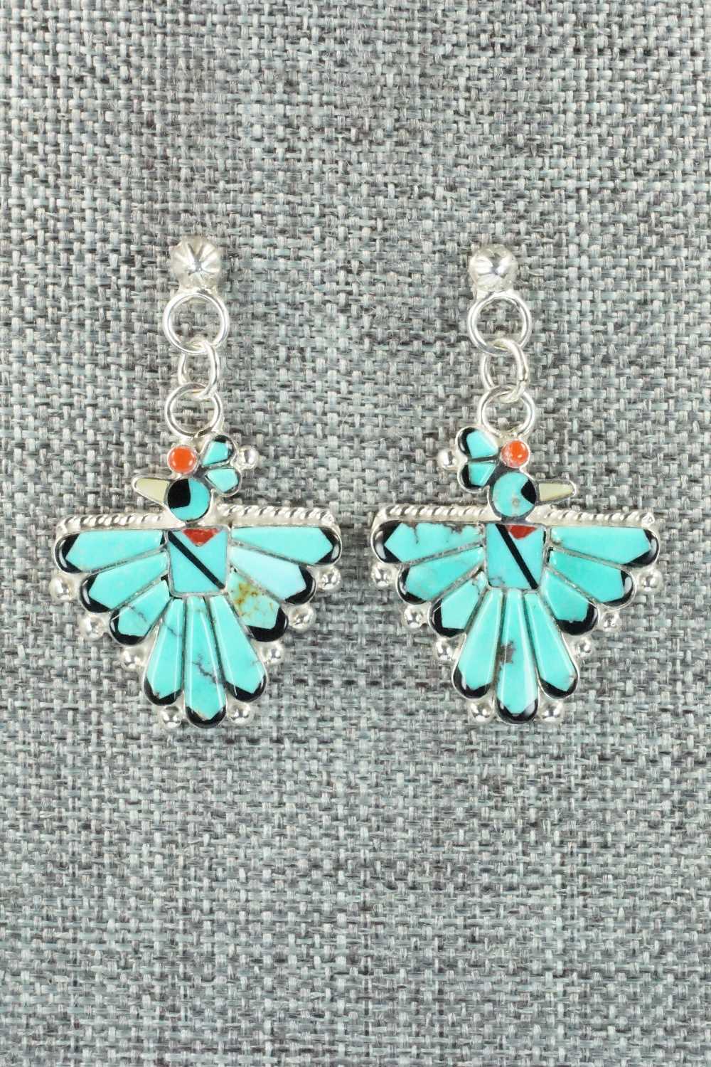 Turquoise & Sterling Silver Earrings - Michelle Peina