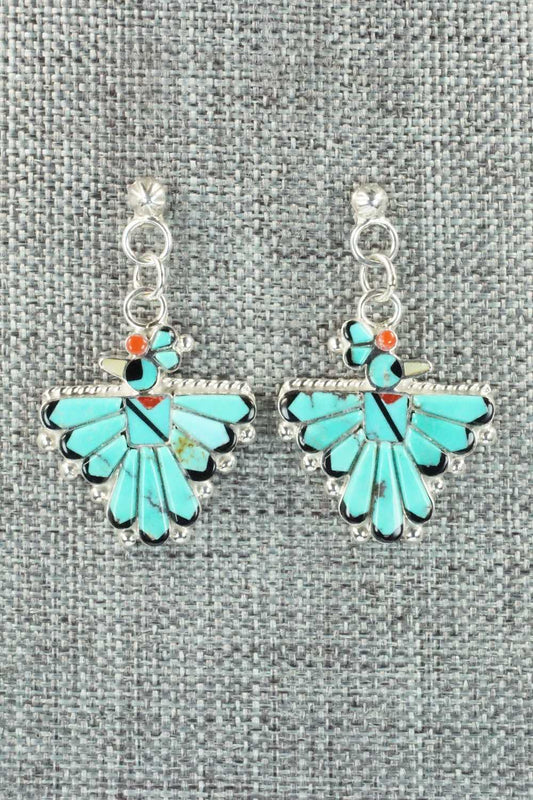 Turquoise & Sterling Silver Earrings - Michelle Peina