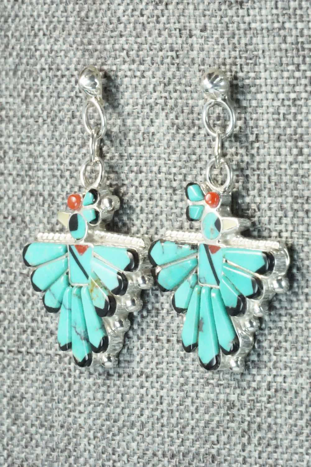 Turquoise & Sterling Silver Earrings - Michelle Peina