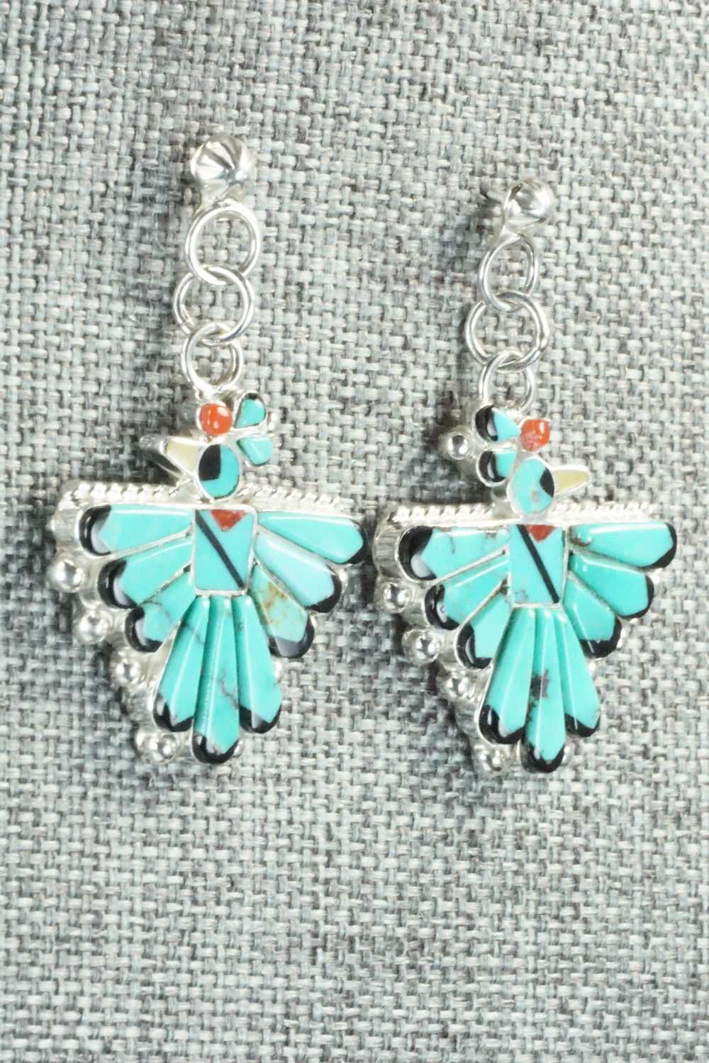 Turquoise & Sterling Silver Earrings - Michelle Peina
