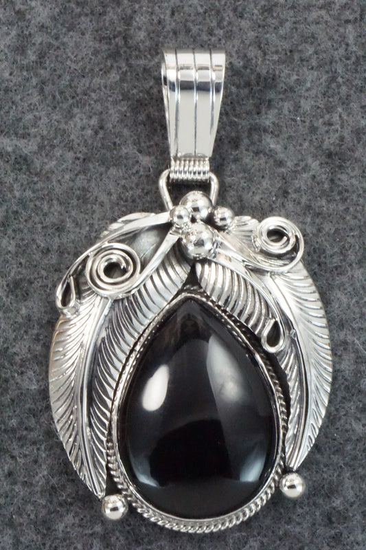 Onyx & Sterling Silver Pendant - Davey Morgan