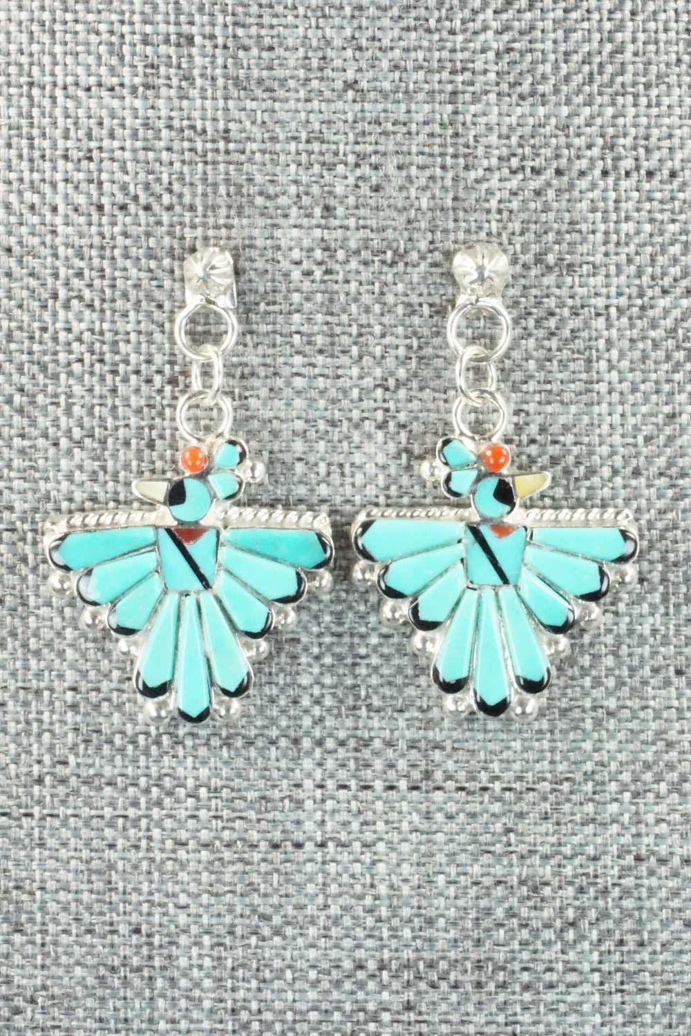 Turquoise & Sterling Silver Earrings - Michelle Peina
