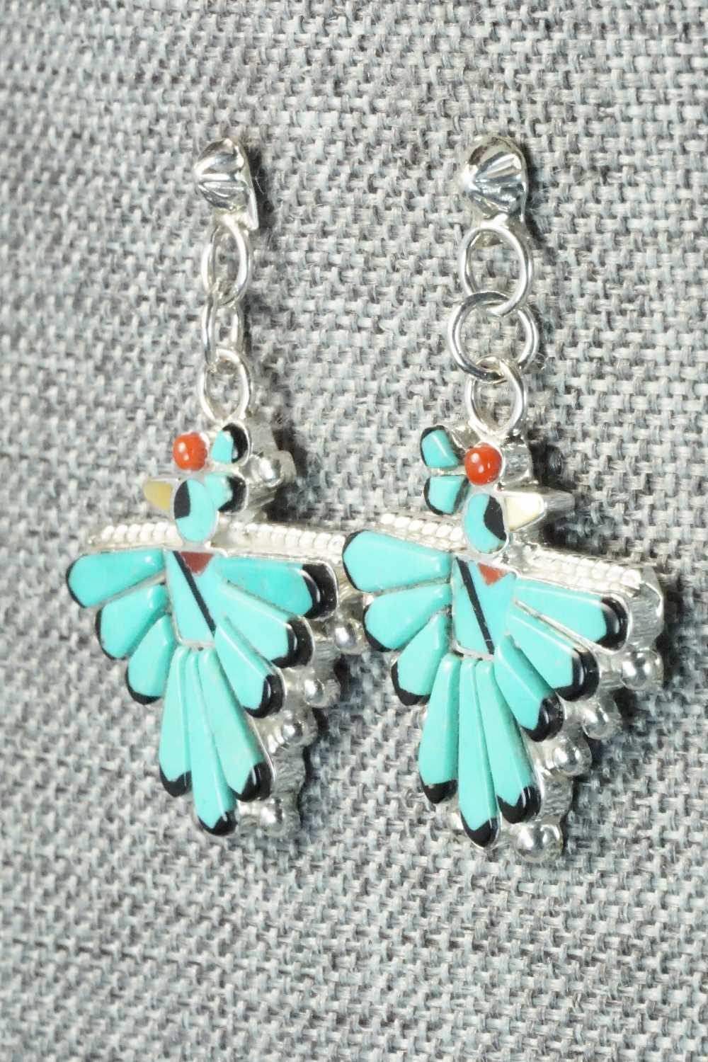 Turquoise & Sterling Silver Earrings - Michelle Peina
