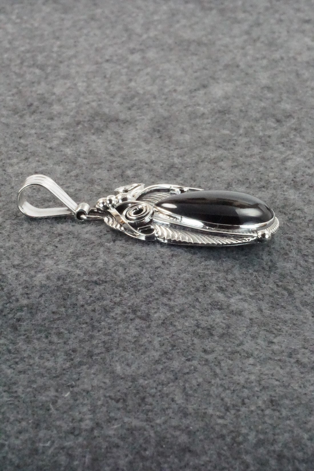 Onyx & Sterling Silver Pendant - Davey Morgan