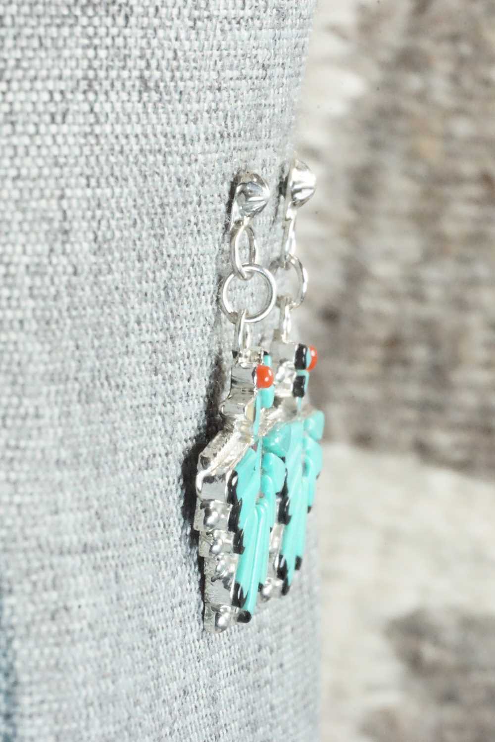 Turquoise & Sterling Silver Earrings - Michelle Peina