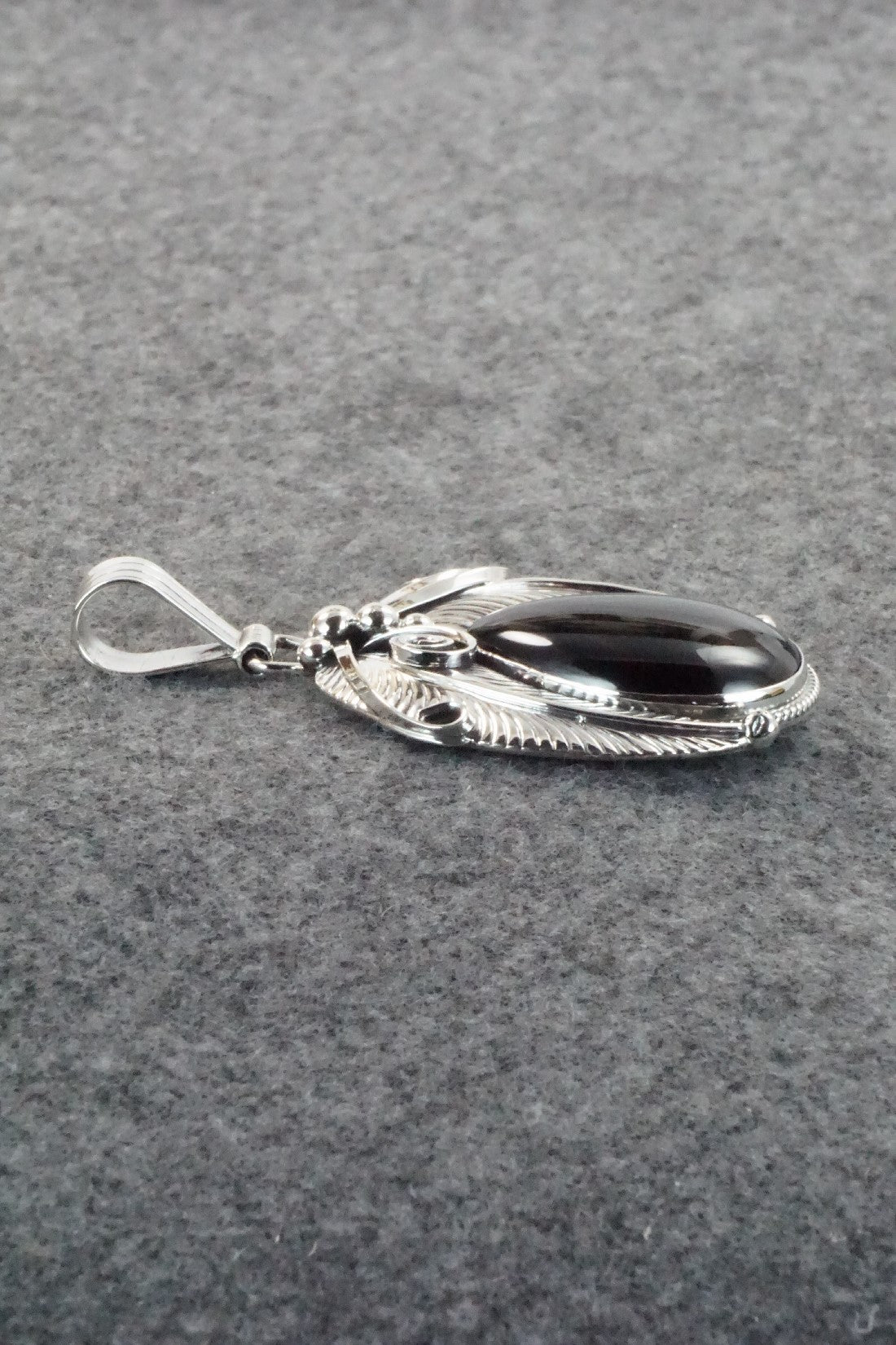 Onyx & Sterling Silver Pendant - Davey Morgan