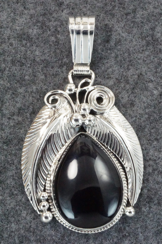 Onyx & Sterling Silver Pendant - Davey Morgan