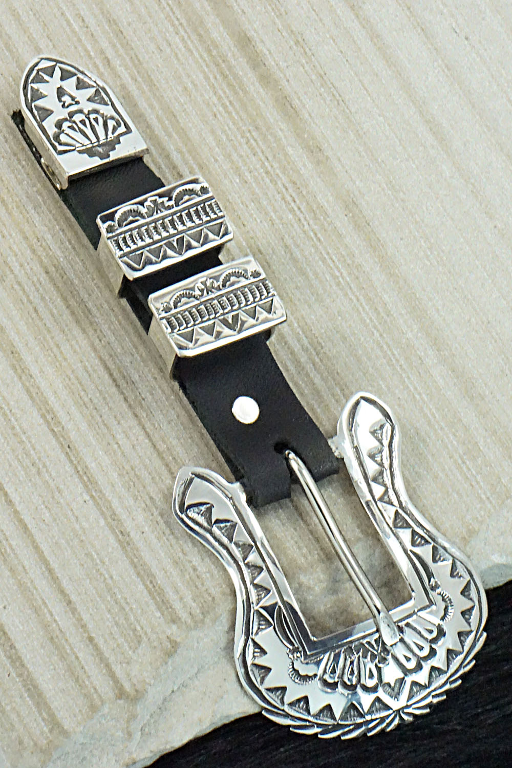 ANSON STERLING SILVER ベルトバックル 1960〜70年代 Sterling Silver Ranger Belt Buckle - Leonard Maloney – High