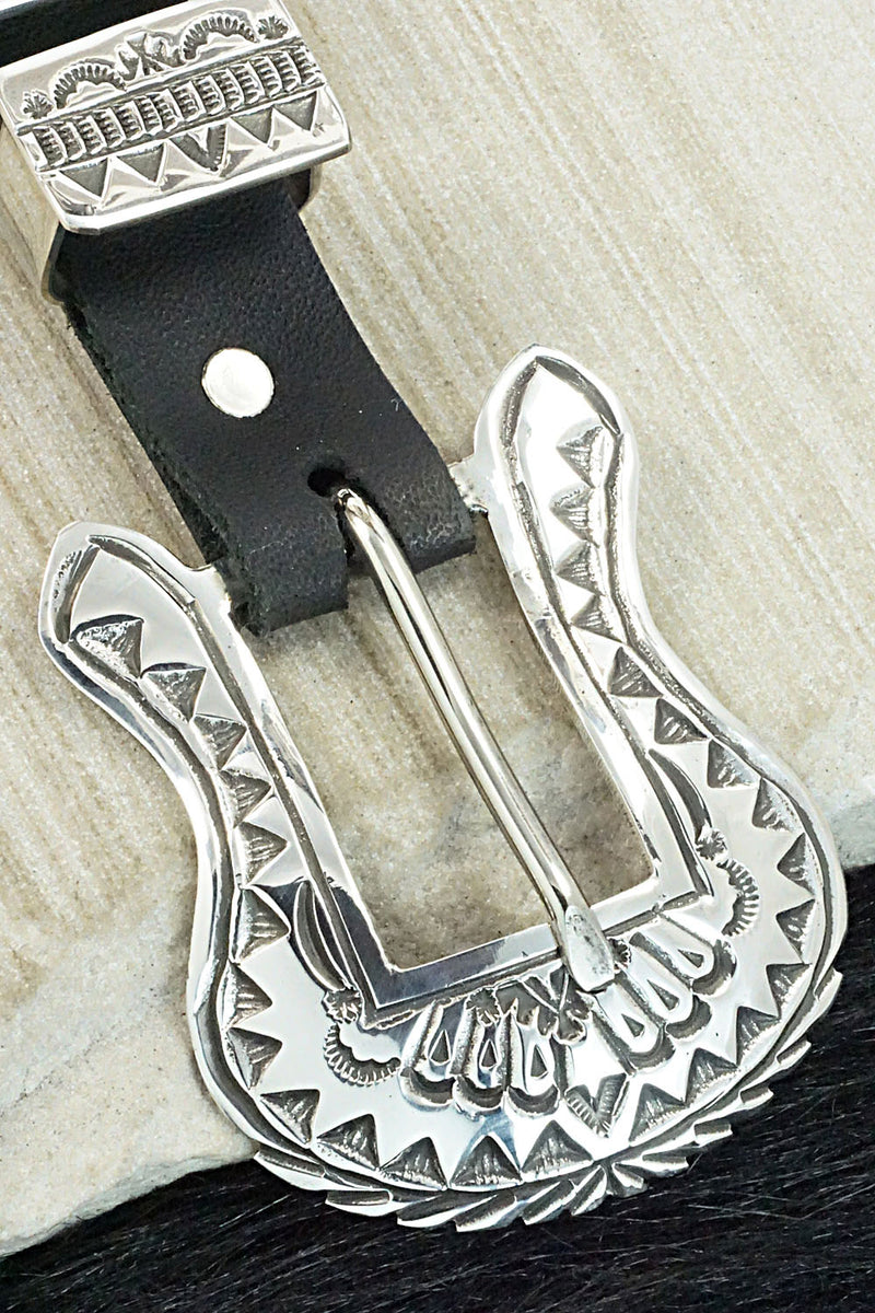Sterling Silver Ranger Belt Buckle - Leonard Maloney