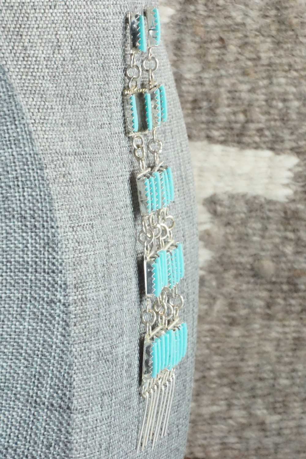 Turquoise & Sterling Silver Earrings - Ashley Laate