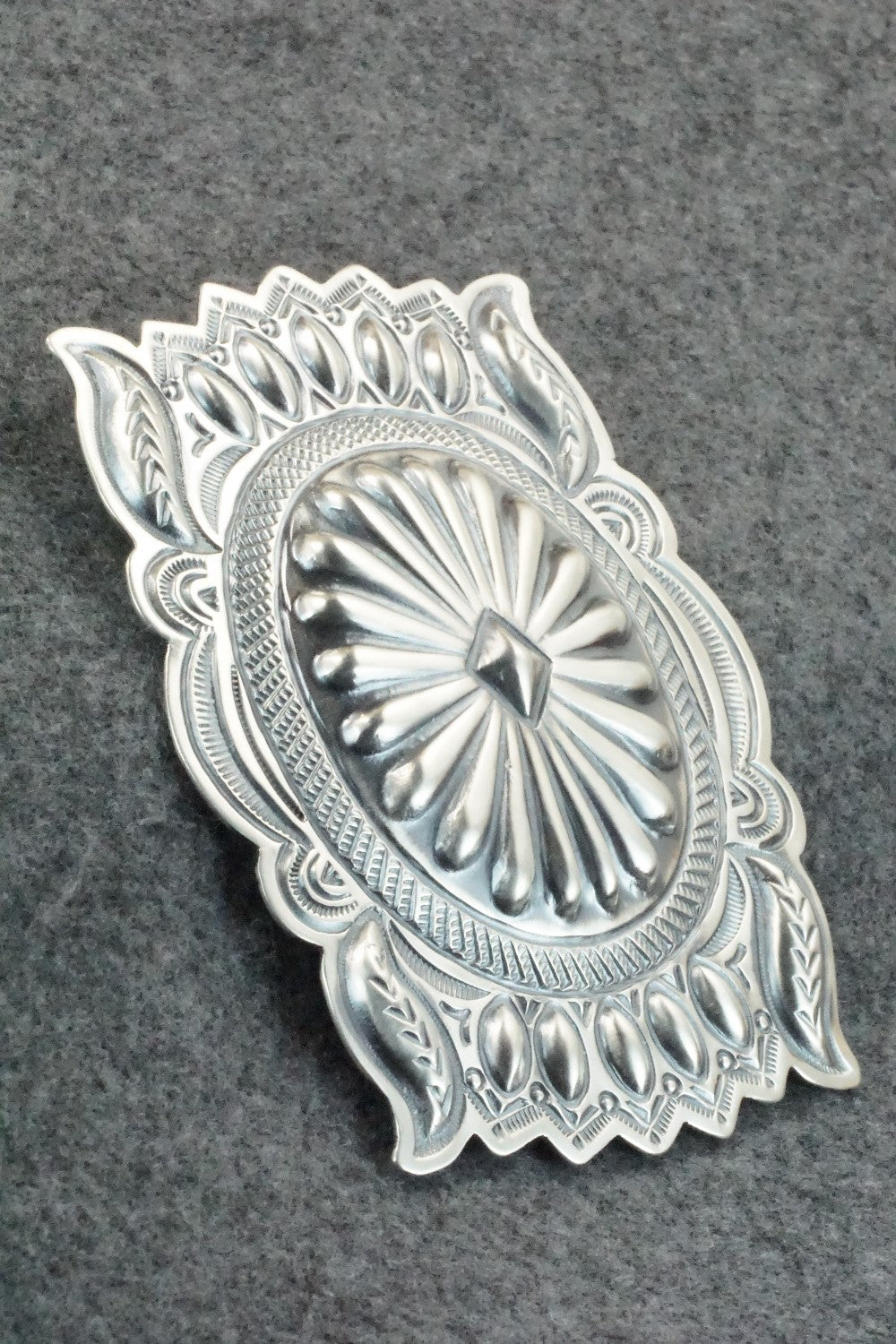 Sterling Silver Belt Buckle - Arnold Blackgoat