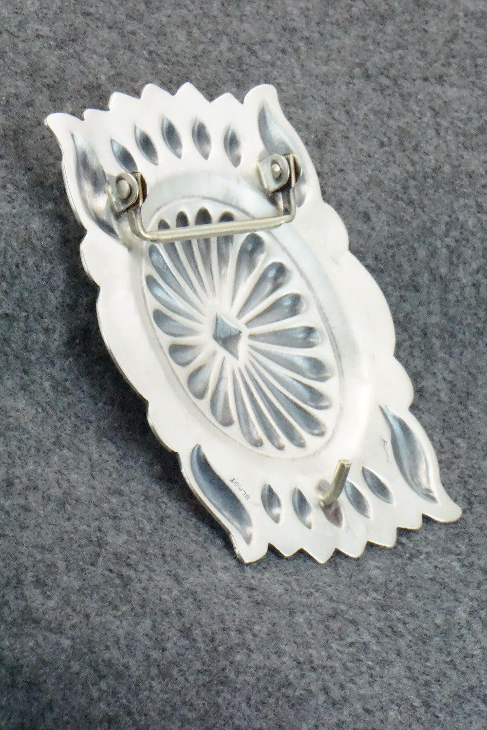Sterling Silver Belt Buckle - Arnold Blackgoat