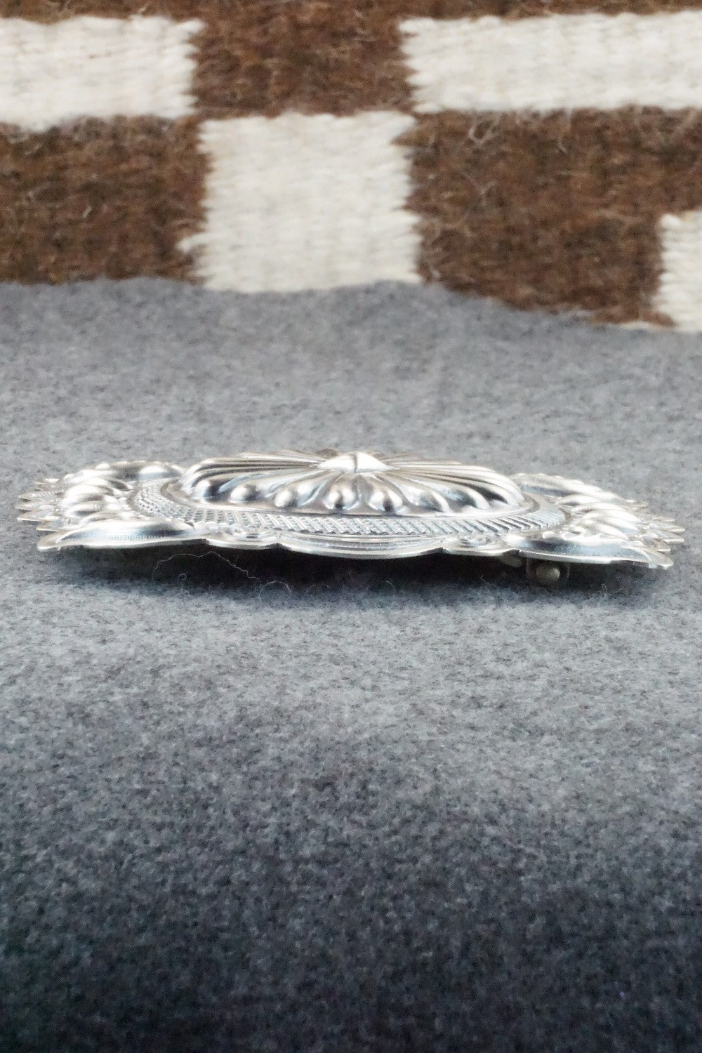 Sterling Silver Belt Buckle - Arnold Blackgoat