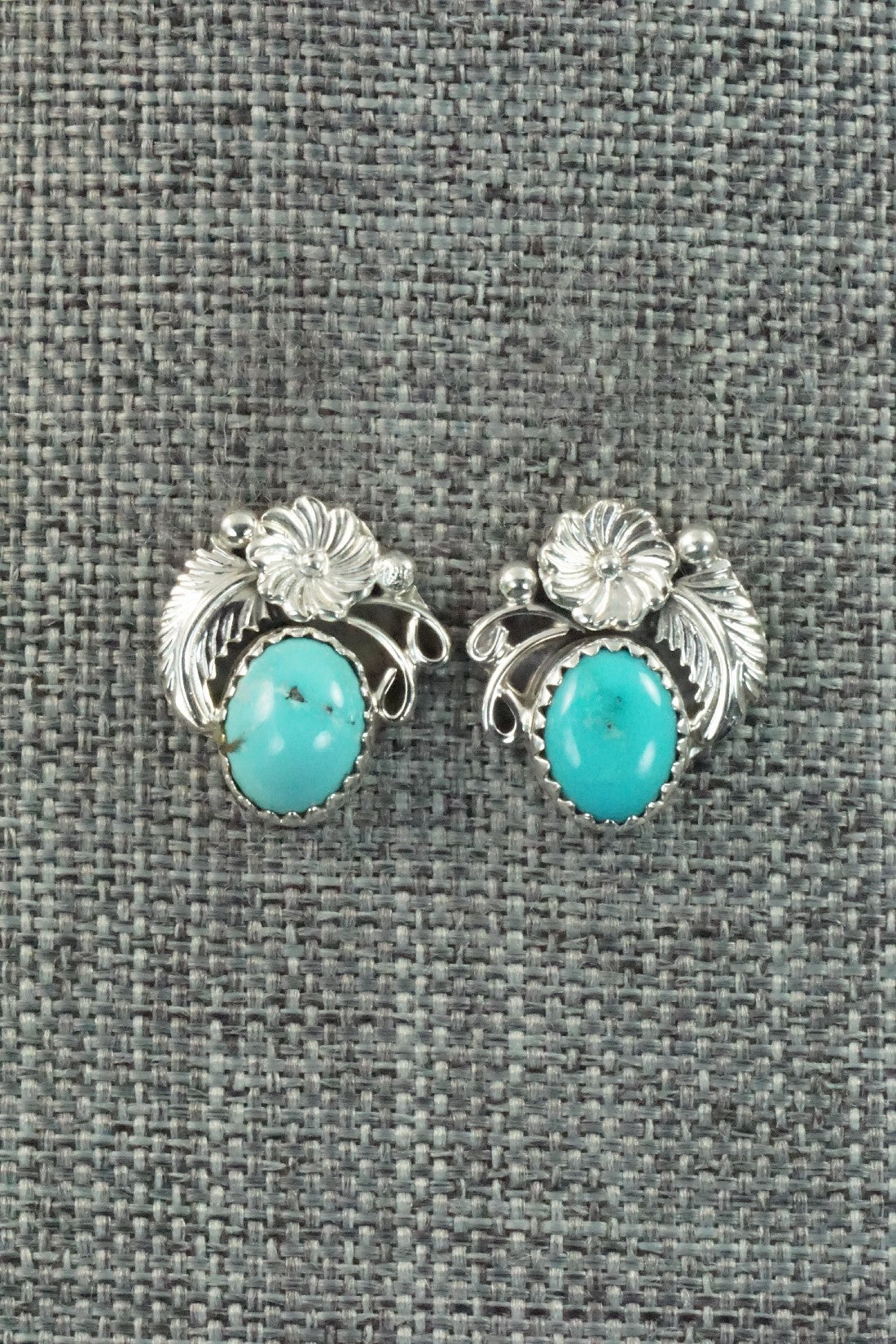 Turquoise & Sterling Silver Earrings - Rita Largo