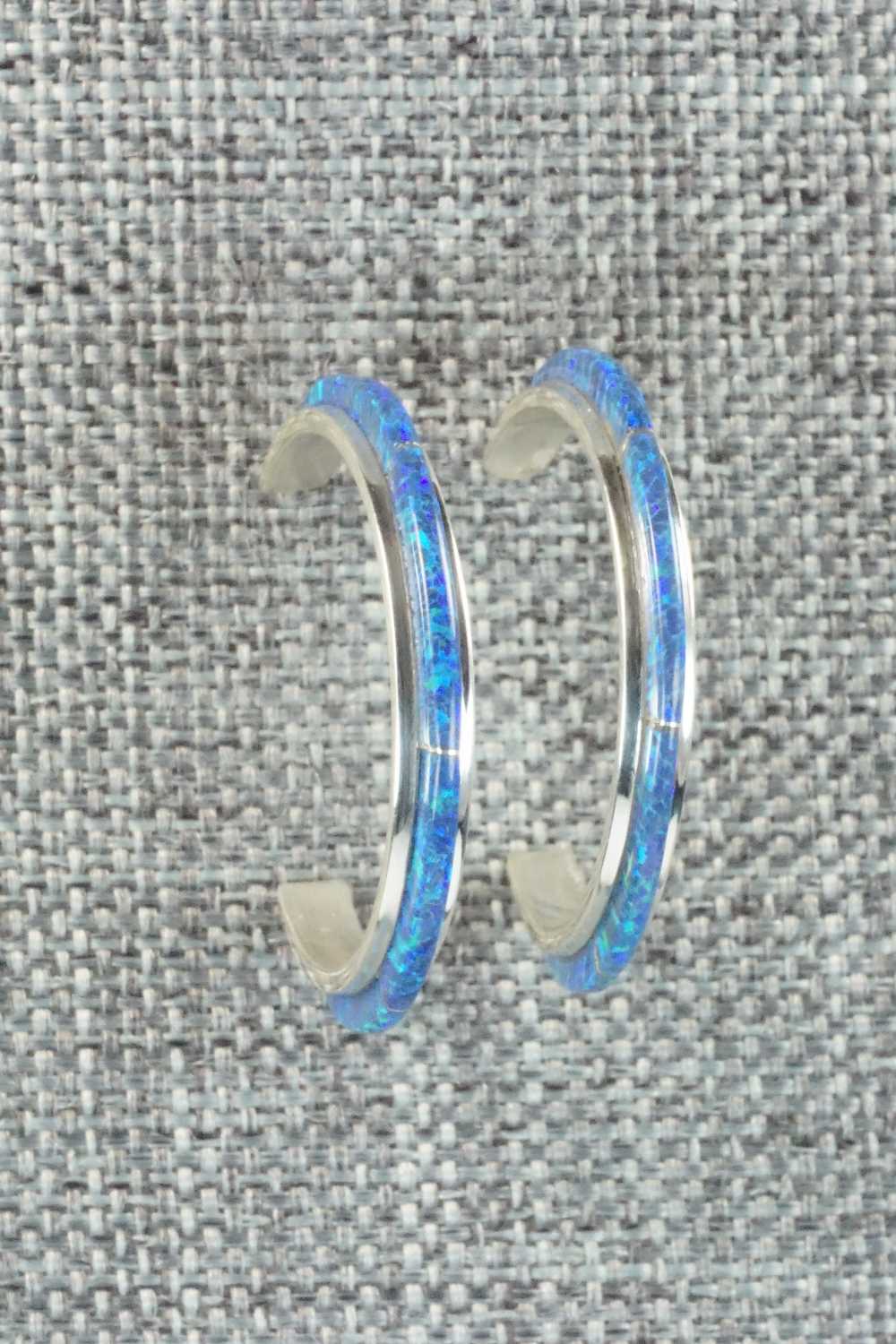 Opal & Sterling Silver Earrings - Beavis Massie